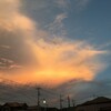 夕刻の空と雲