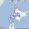 宗谷支庁−上川支庁−宗谷支庁−オホーツク支庁