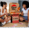 (米国)Pizza Hutのミニテーブルになるスペシャルピザボックス