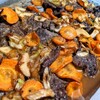 オーブンで「牛肉と人参のロースト」を作ってみた。