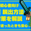 【解決】洞窟が出られなくなった時の対処法&対策を解説【初心者向け】