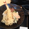 大海老と野菜天ぷら5種のぶっかけうどん