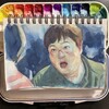 韓国映画 ワンシーン 哭声/コクソン ガッシュ 不透明水彩