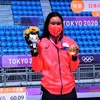 令和の東京五輪(TOKYO2020＋1) 　　　スケートボード女子パーク四十住さくら選手金メダルに輝く