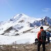 【福島】鋭角にそびえる百名山　磐梯山で雪山登山