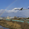 雨のち晴れの空模様～伊丹空港～