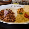 HI, HOW ARE YOU （ハイハウアーユー）でレバーパキスタンと豆のカレー（イエロー）のハーフ＆ハーフ@日吉