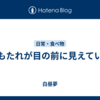 胃もたれが目の前に見えている