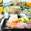 父の日は♪赤飯と茶碗蒸しとお刺身♪