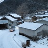 今朝も積雪がありました。