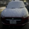 こんな時期に雪 ⛄