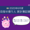 《2020年6月度》目指せ億り人 家計簿記録