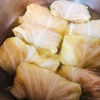 ヘルシオでキャベツを蒸して、ホットクック でロールキャベツを作る