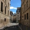 パリ、サンポールに残るフィリップ・オーギュストの城壁の跡