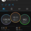 13.1kmJOG。夕食は餃子20個？。