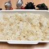 今日のお弁当は白ご飯弁当(笑)と最近息子はご飯大盛り！