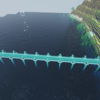 #136: 海の上の広場と、陸を橋でつなぐ【Minecraft Java版 サバイバル】