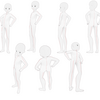 頭をかくポーズ 男性トレス素材 Illust Pose