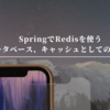 SpringでRedisを使う（データベース、キャッシュとしての使い方）