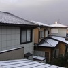 薄っすらと雪化粧