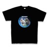 MEOW UNIVERSE Tシャツ Pure Color Print(ブラック)