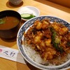 【之村@新橋】天ぷら屋の海老たっぷりのかき揚げ丼。ご飯が進むタレも最高！！【かき揚げ丼】