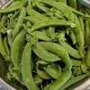 大量のスナップエンドウ