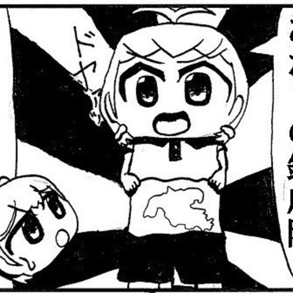 【同人誌レビュー】卓球4コマ「TT」第1話「一球入魂卓球勝負!!」【ゆるふわ研究所】