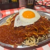 スパゲッティーのパンチョのミートソースはやっぱ最高だね！！炒めたパスタの食感と香りがたまらない！！