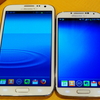 GALAXY S4レビューその２・GALAXY Note 2と大きさ比較