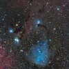 寒波の神割崎で、カタツムリ星雲