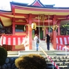 １月２日　近くの「諏訪神社」に初詣で。