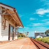 海の見える駅