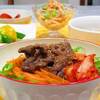 簡単♪牛肉のビビンバ＆ごぼうサラダ♪