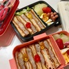 最高の遠足日和にカツサンド弁当