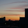昨日の夕日