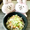 チェンマイの自宅で楽しむ”タイ＆日本”コラボのニャオかな風天ぷらそば(*´艸`*)