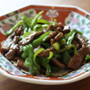 青椒肉絲とエビチリ