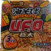 日清　油そば マシｘ２キムチマヨ　U.F.O.極太