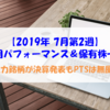 【株式】運用パフォーマンス＆保有株一覧（2019.7.12時点） 主力銘柄が決算発表もPTSは無風...