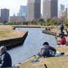 多摩川河川敷