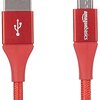 USB-B充電ケーブルの色を赤に統一しました。