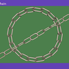 直線と円の鎖