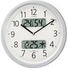 CITIZEN (シチズン) カレンダー表示付き電波掛時計 ネムリーナカレンダーM01 シルバーメタリック色 4FYA01-019