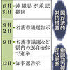  沖縄県が承認撤回　辺野古埋め立て中断 - 東京新聞(2018年9月1日)