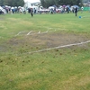 雨の中の運動会