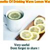 Benefits Of Drinking Warm Lemon Water