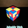 ルービックキューブで模様を作りました！　Rubik's Cube art design