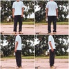 B Trad Tee white 経年変化【3ヶ月】