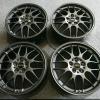 86 BRZ 美品 鍛造 BBS RG-R DB ダイヤモンドブラック 18インチ 7.5J+49 PCD100 5穴 4本